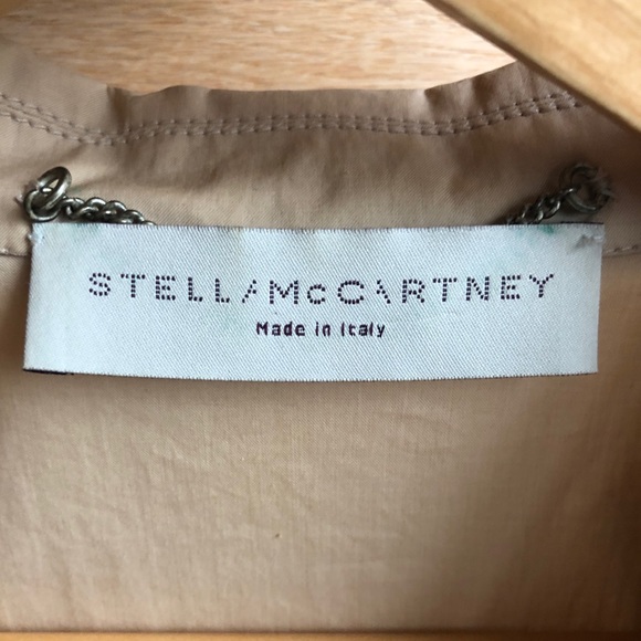 Stella McCartney Cotton Blazer Khaki/Beige Size 44 - Picture 6 of 9